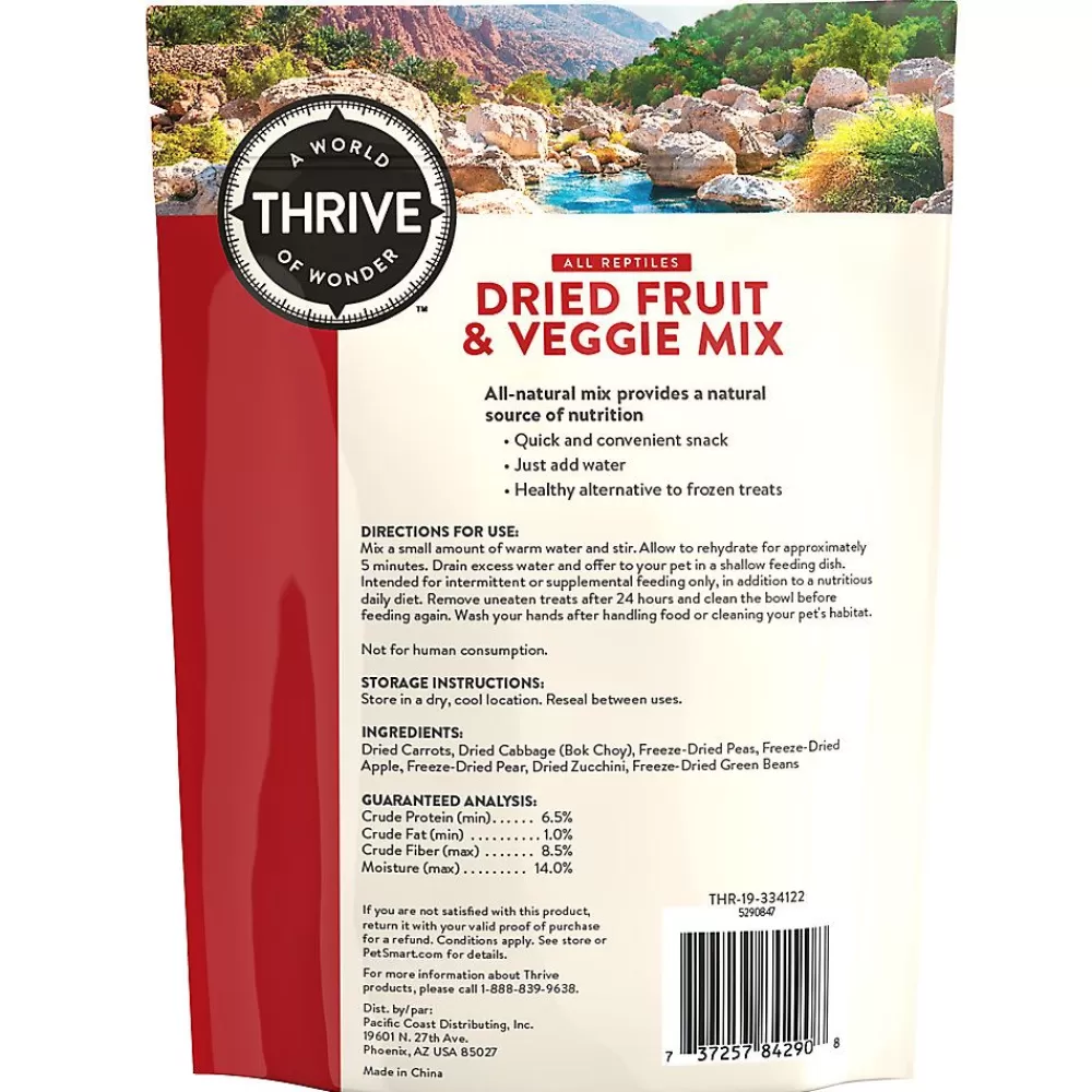 Chameleon<Thrive Dried Fruit & Veggie Mix Reptile Food Snack