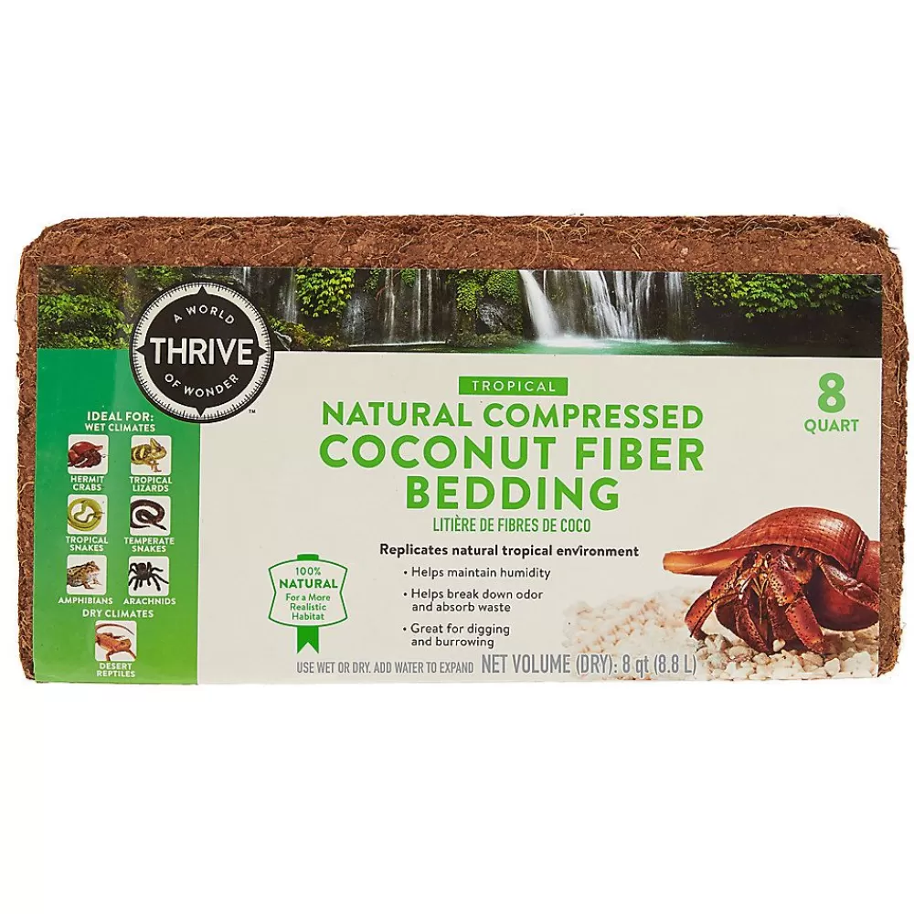 Substrate & Bedding<Thrive Natural Compressed Coconut Fiber Hermit Crab Bedding