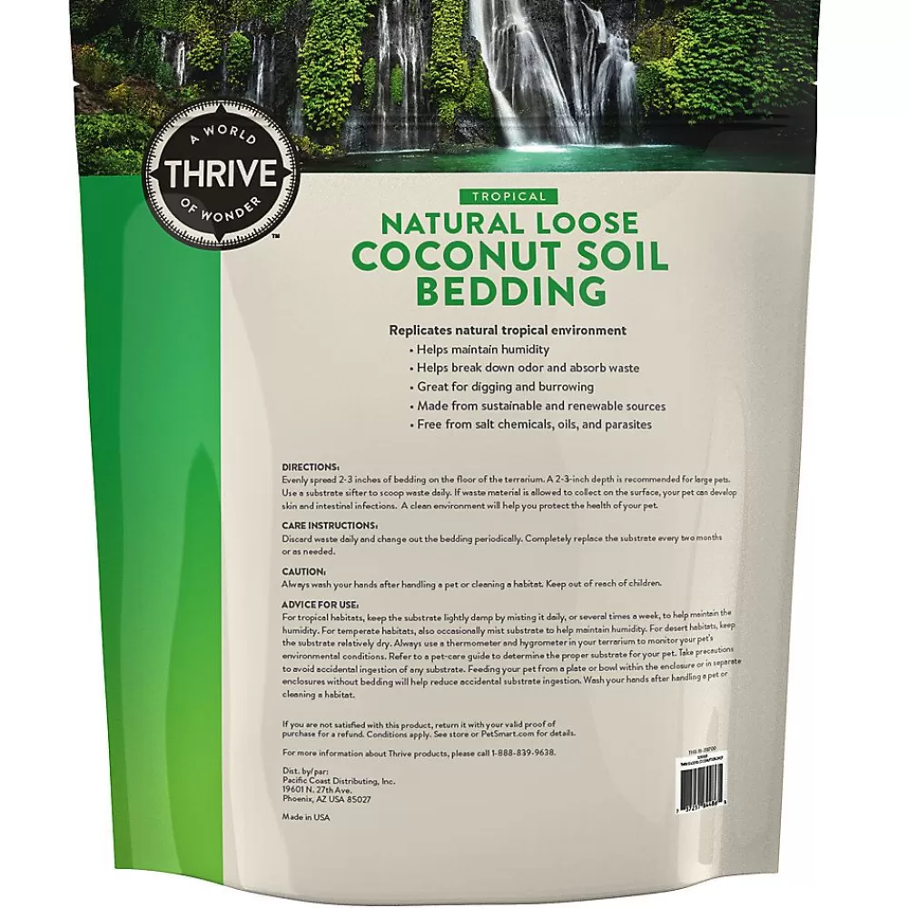 Snake<Thrive Natural Loose Coconut Soil Reptile Bedding