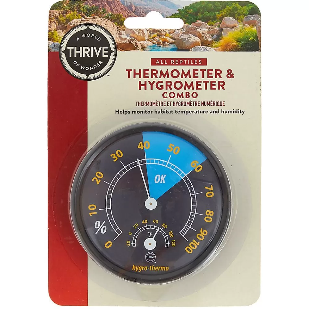 Humidity & Temperature Control<Thrive Reptile Thermometer & Hygrometer Combo