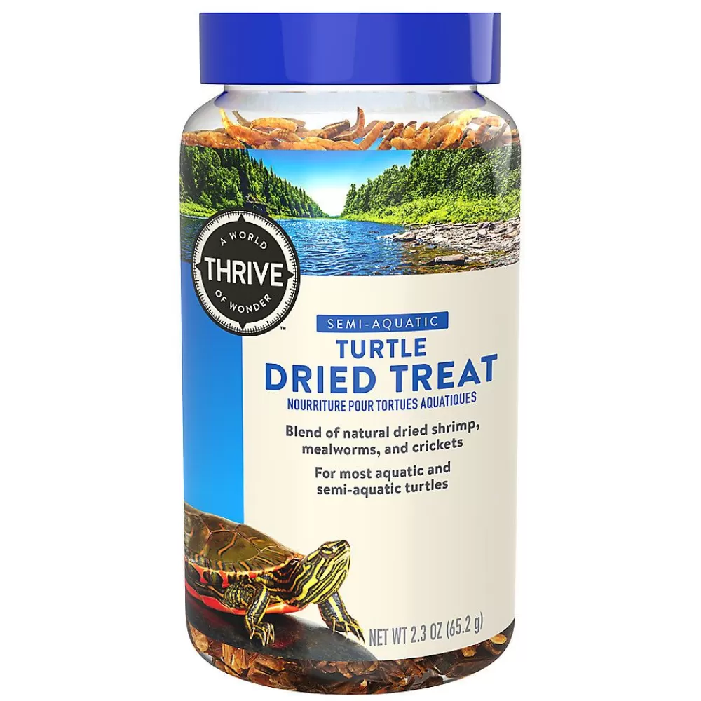 Food<Thrive Turtle Treat - Dried Shrimp, Mealworms & Crickets