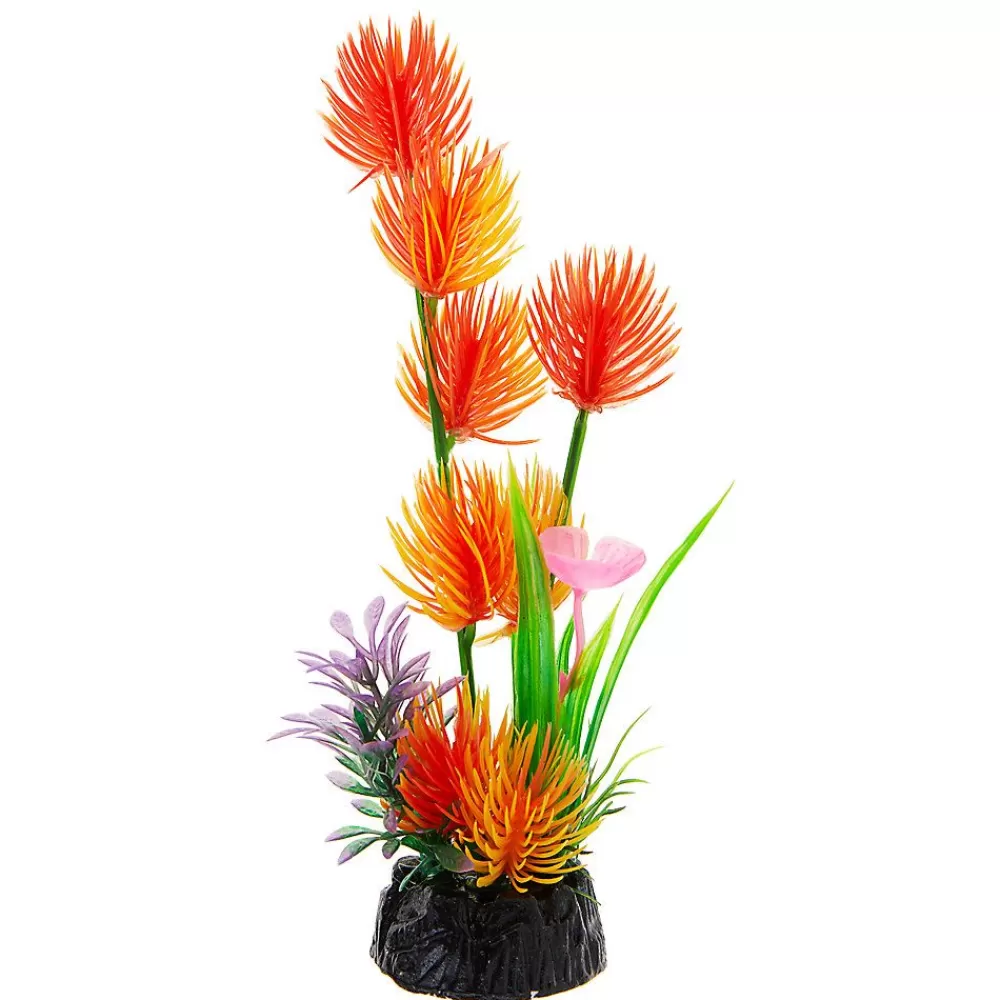 Goldfish<Top Fin ® Artificial Ball Aquarium Plant - 8" Multi-Color