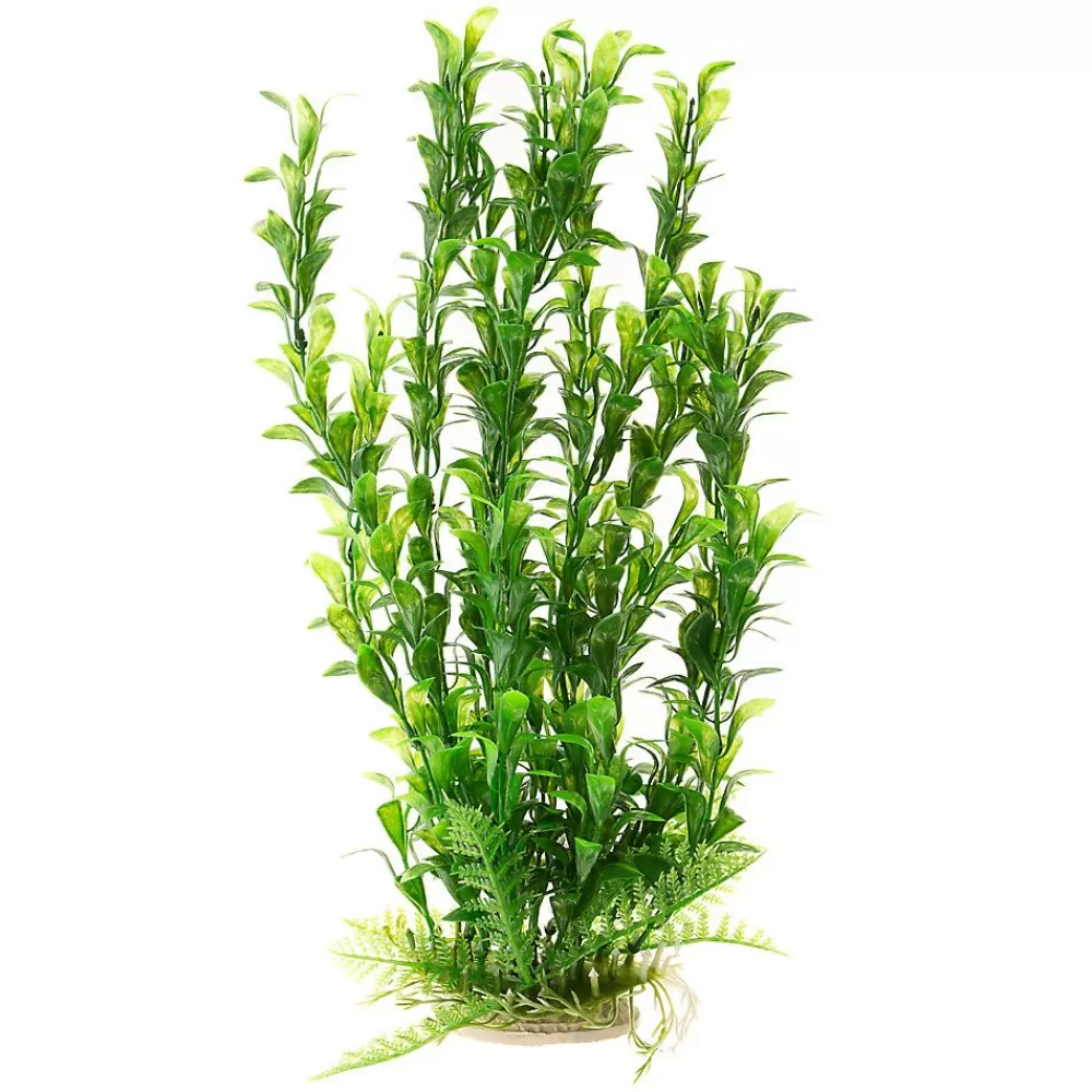 Decor, Gravel & Substrate<Top Fin ® Artificial Dense Leaf Aquarium Plant - 13"