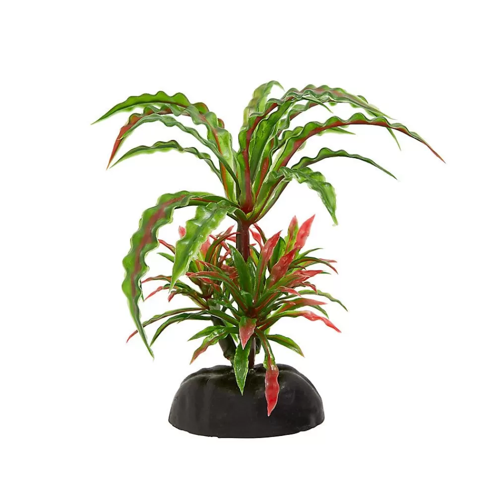 Decor, Gravel & Substrate<Top Fin ® Artificial Mini Palm Aquarium Plant - 4"