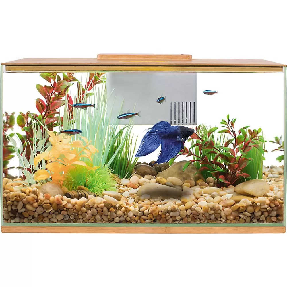 Tanks & Aquariums<Top Fin ® Betta Bamboo Aquarium - 3 Gallon