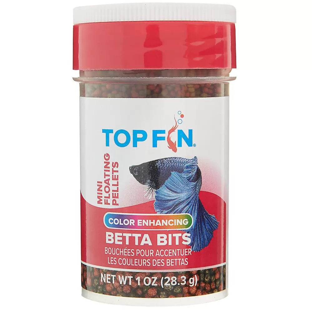 Betta<Top Fin ® Betta Bits Color Enhancing Pellets Fish Food
