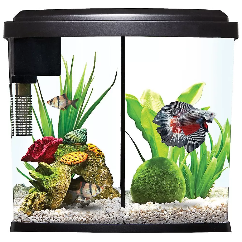 Tanks & Aquariums<Top Fin ® Bowfront Betta Duo Aquarium - 2.5 Gallon