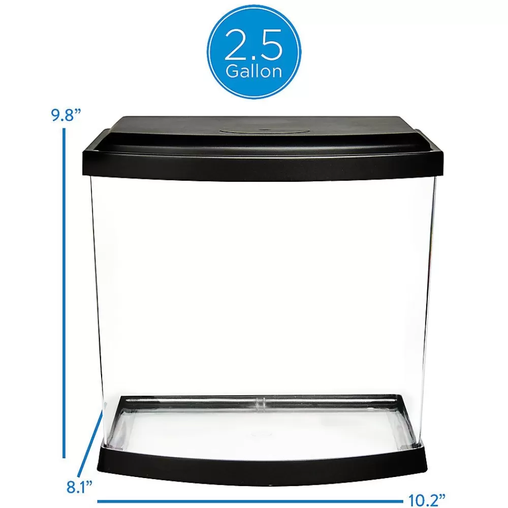 Tanks & Aquariums<Top Fin ® Bowfront Betta Duo Aquarium - 2.5 Gallon