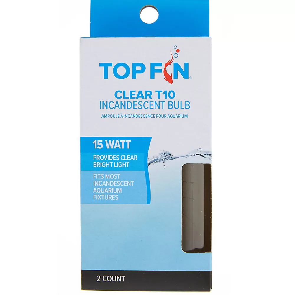 Koi & Pond<Top Fin ® Clear T10 Incandescent Aquarium Light Bulbs - 2 Pack