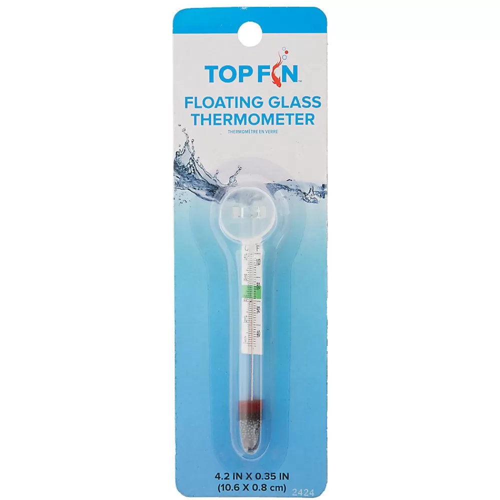 Goldfish<Top Fin ® Floating Glass Aquarium Thermometer