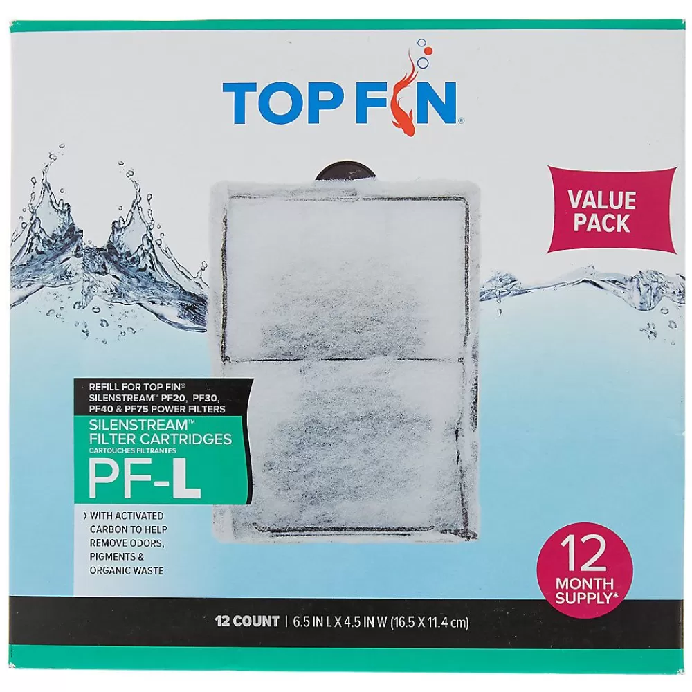 Shrimp<Top Fin ® Pf-L Silenstream Aquarium Filter Cartridges - Value Pack