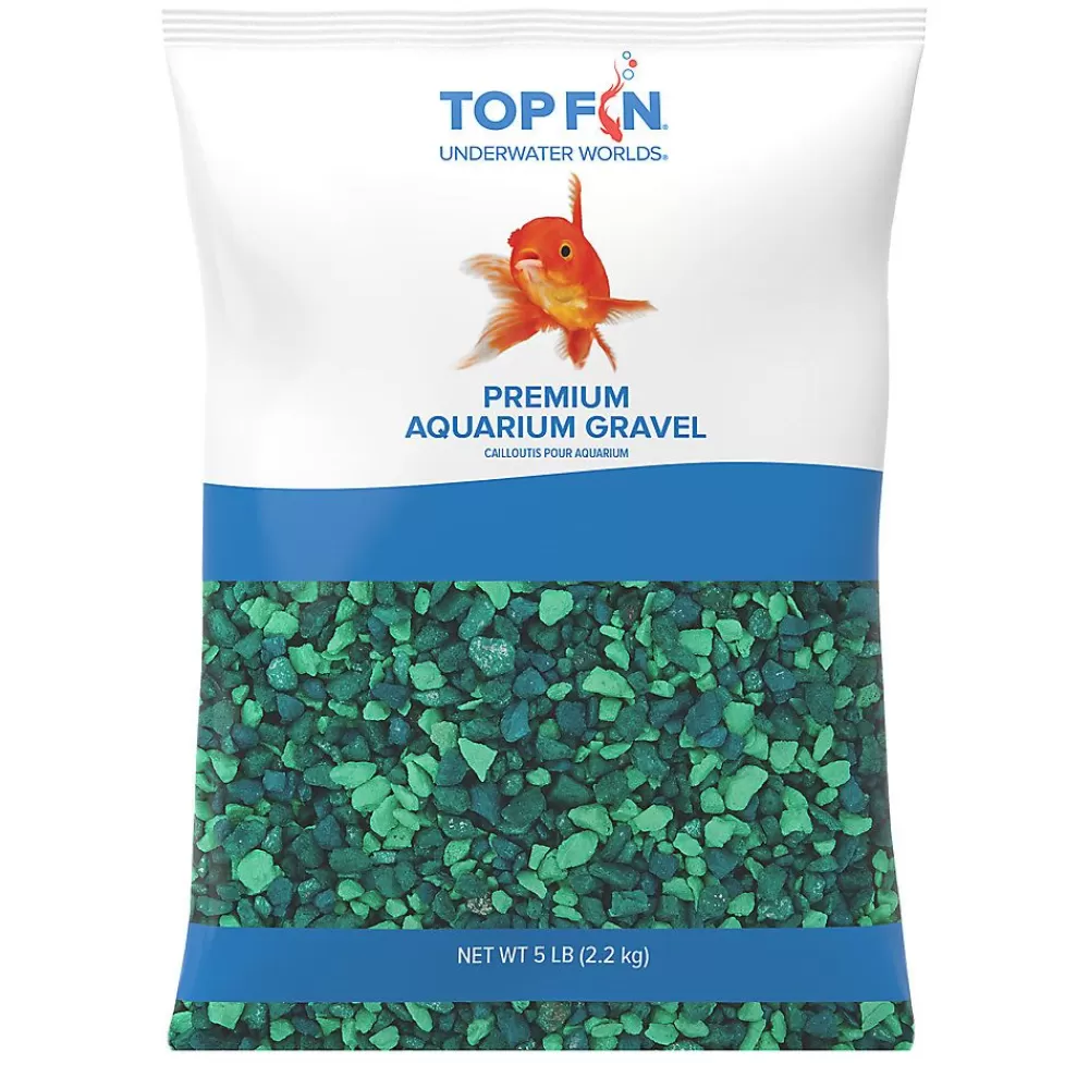 Decor, Gravel & Substrate<Top Fin ® Premium Aquarium Gravel - Green Mix