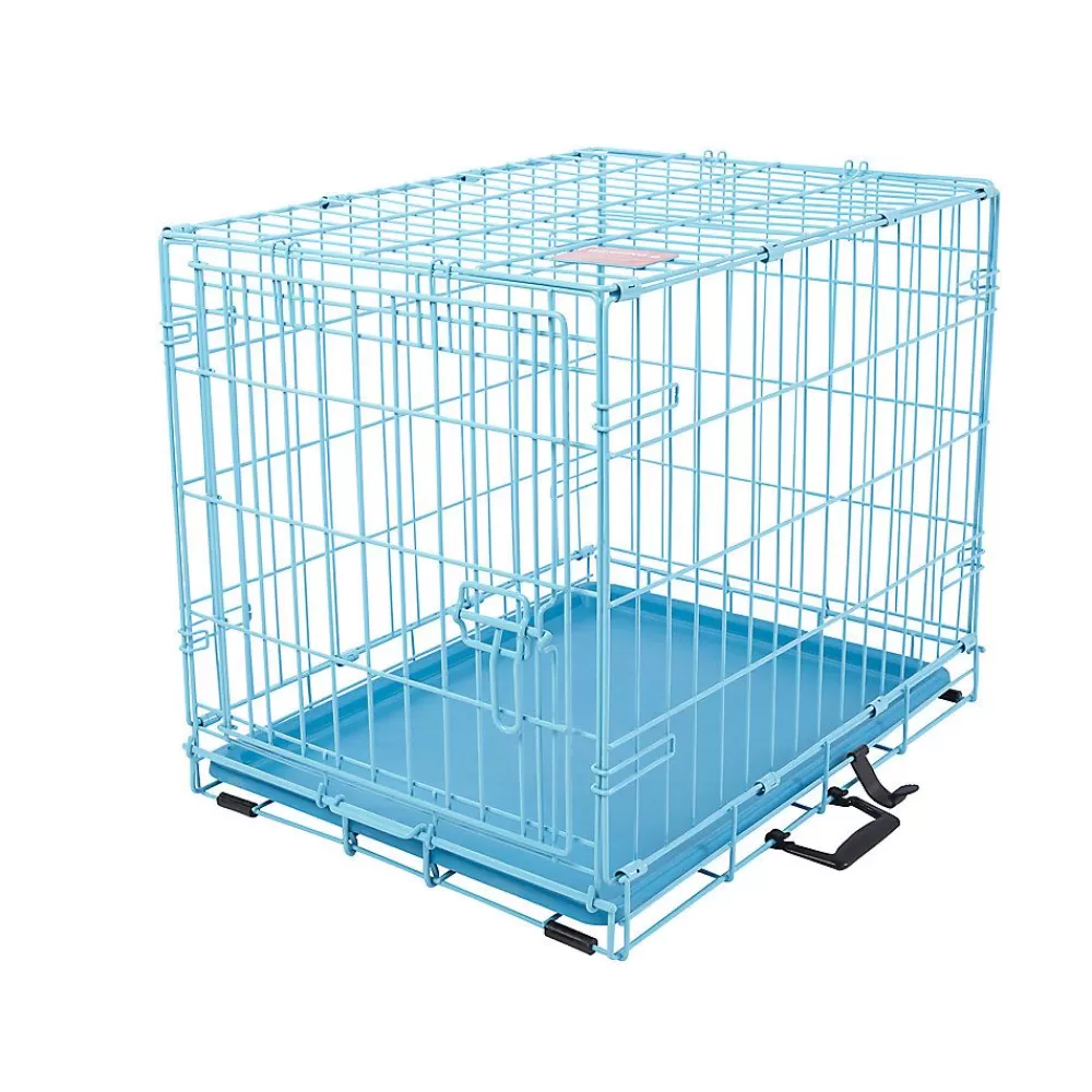 Crates, Gates & Containment<Top Paw ® 24" Folding Crate Blue