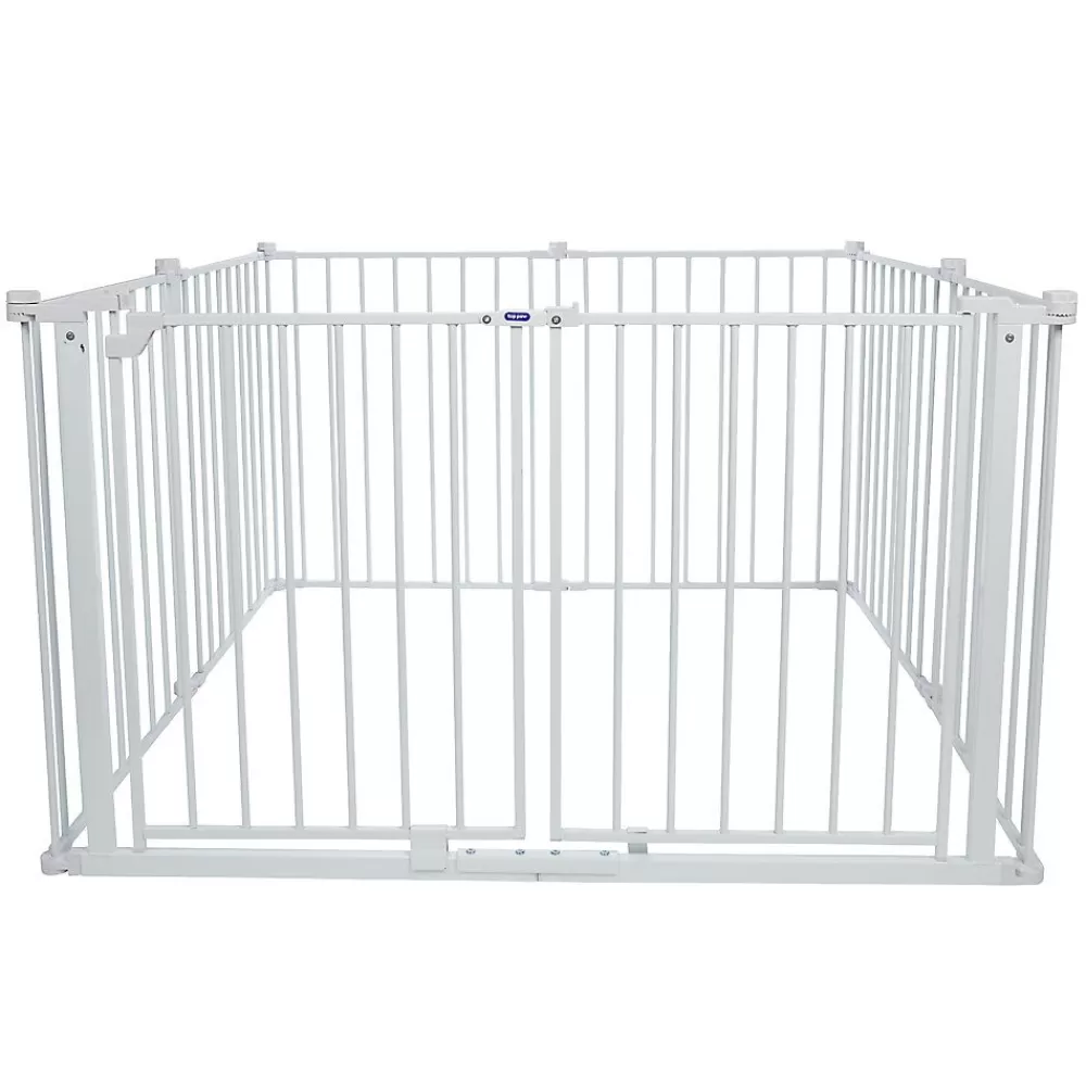 Gates<Top Paw ® 2-In-1 Double Door Pet Gate & Pen