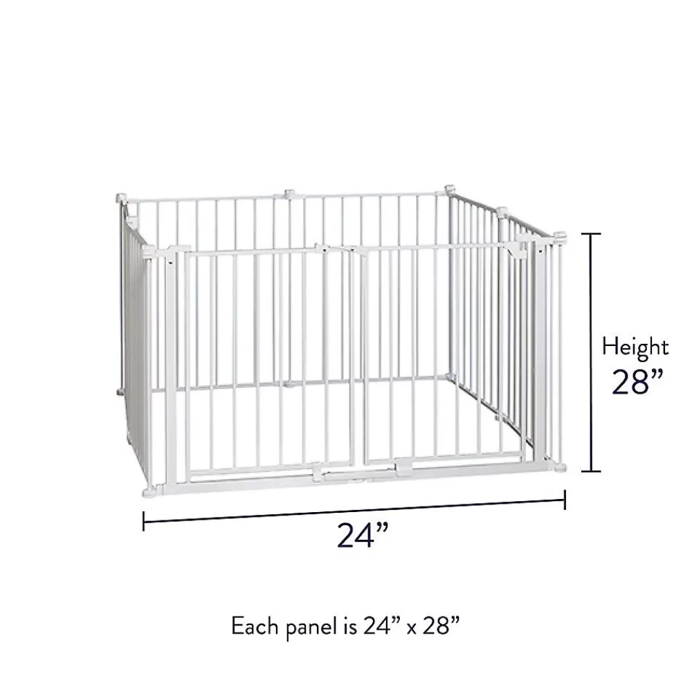 Gates<Top Paw ® 2-In-1 Double Door Pet Gate & Pen