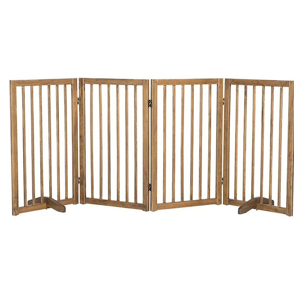 Crates, Gates & Containment<Top Paw 4-Panel Foldable Pet Gate