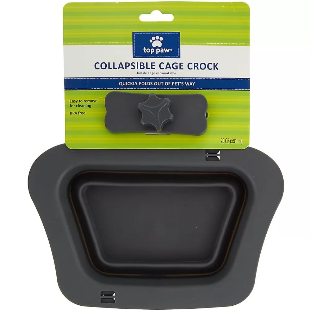 Airline Travel<Top Paw ® Collapsible Cage Crock, 2.5-Cup