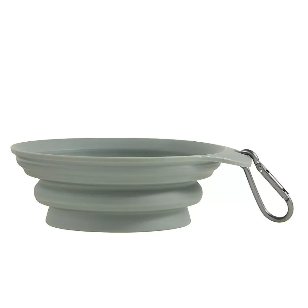 Day Trips<Top Paw ® Collapsible Dog Bowl, 2-Cup Green