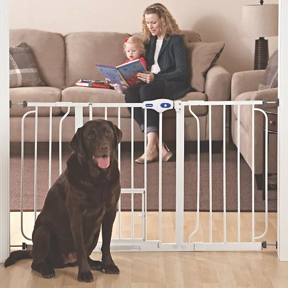 Gates<Top Paw ® Extra Wide Pet Gate White