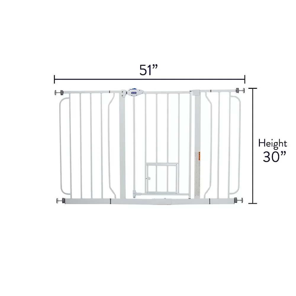 Gates<Top Paw ® Extra-Wide Walk-Through Pet Gate