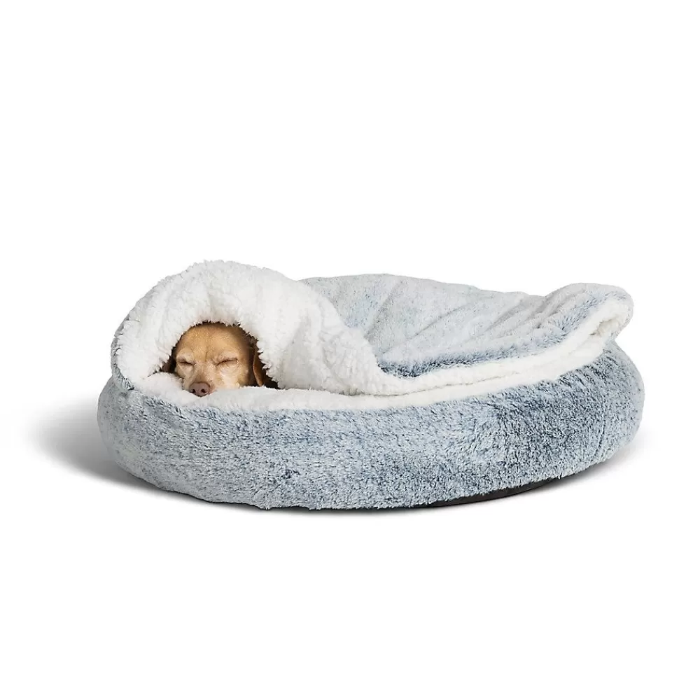 Beds & Furniture<Top Paw ® Faux Fur Snuggler Dog Bed
