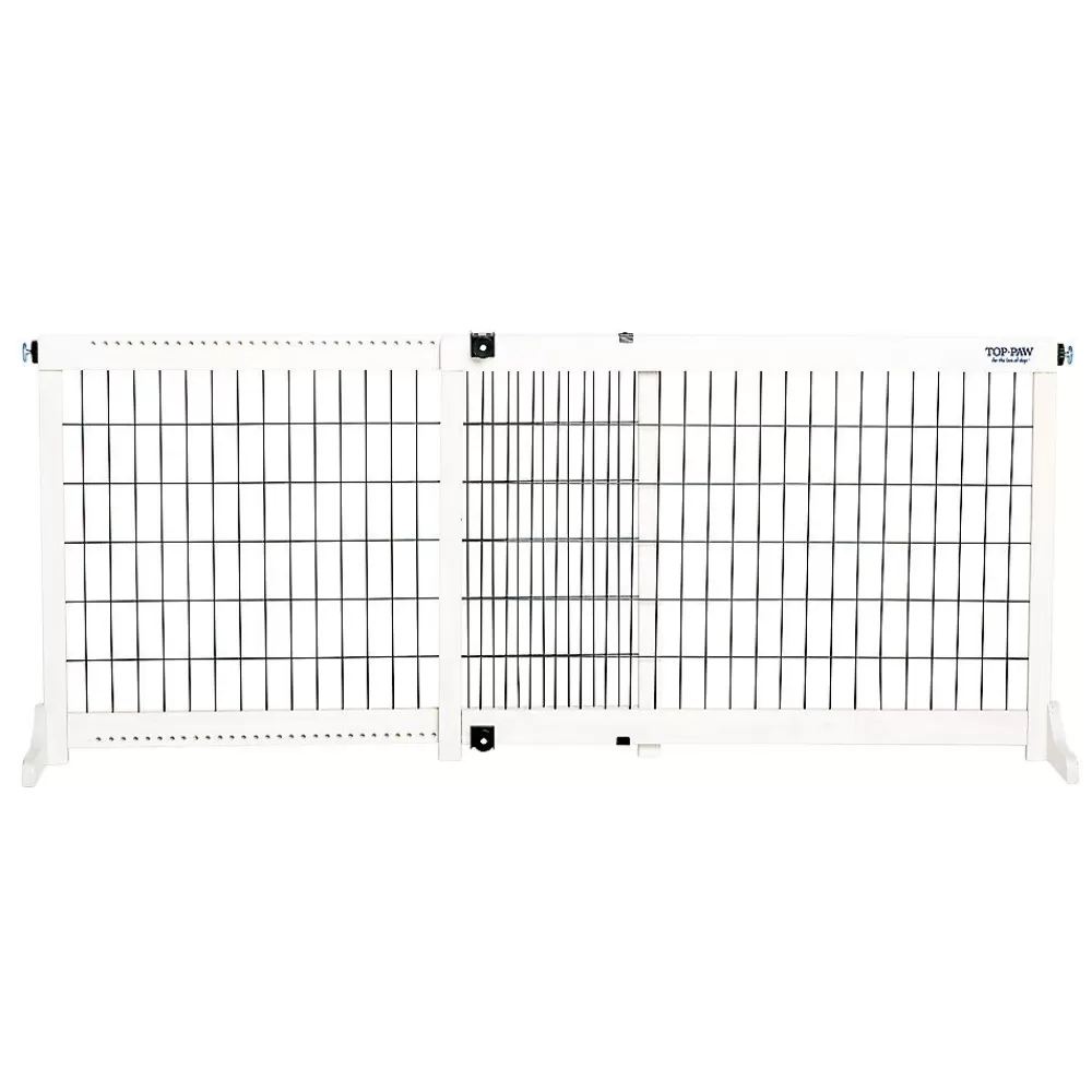 Gates<Top Paw Free-Standing High Adjustable Pet Gate