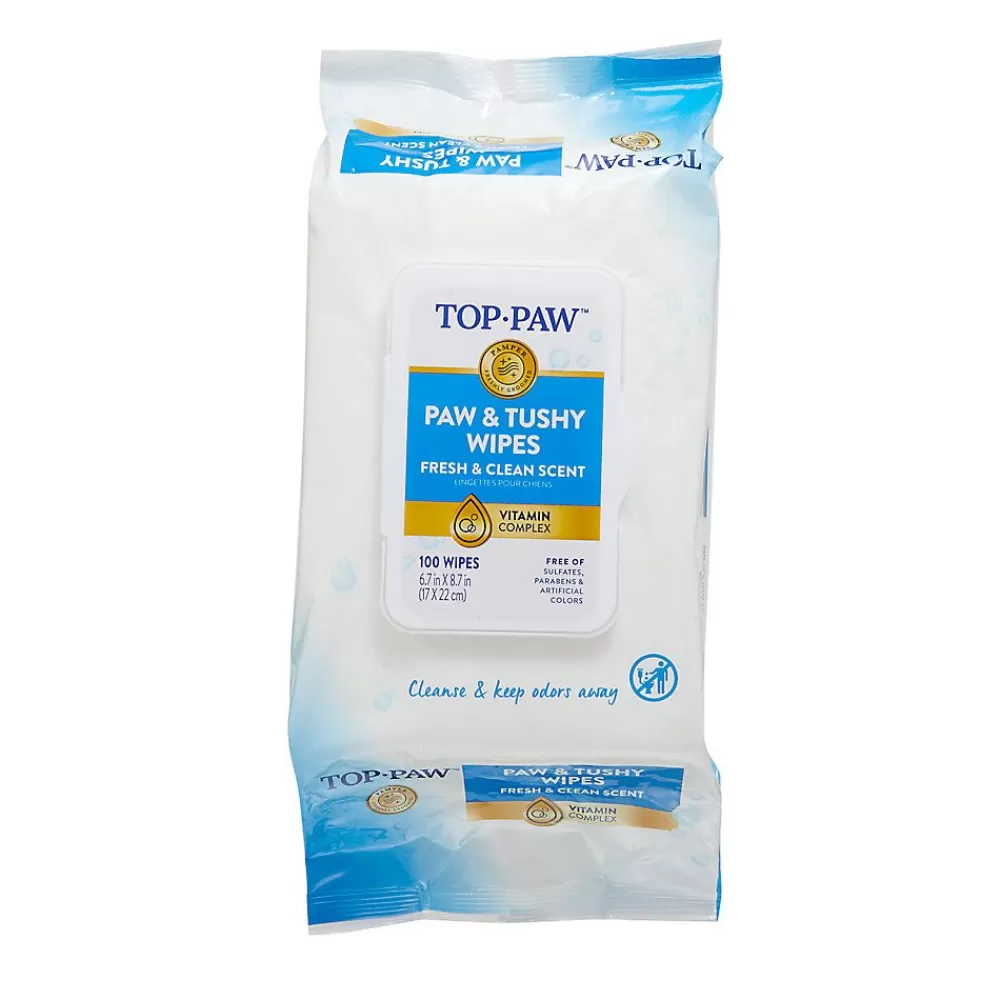 Grooming Supplies<Top Paw ® Paw & Tushy Fresh & Clean Scent Wipes