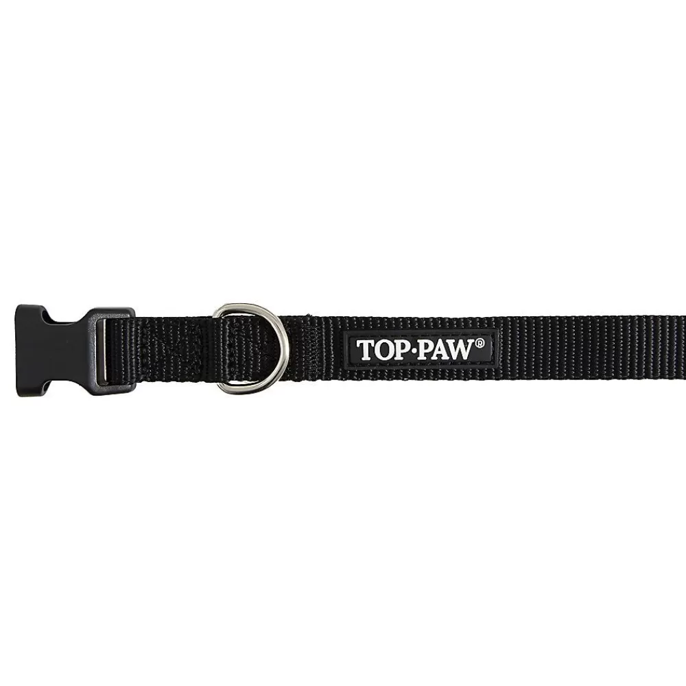 Collars, Harnesses & Leashes<Top Paw ® Signature Adjustable Dog Collar Black