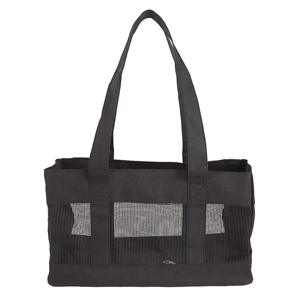 Crates, Gates & Containment<Top Paw ® Soft-Sided Pet Tote Carrier Black