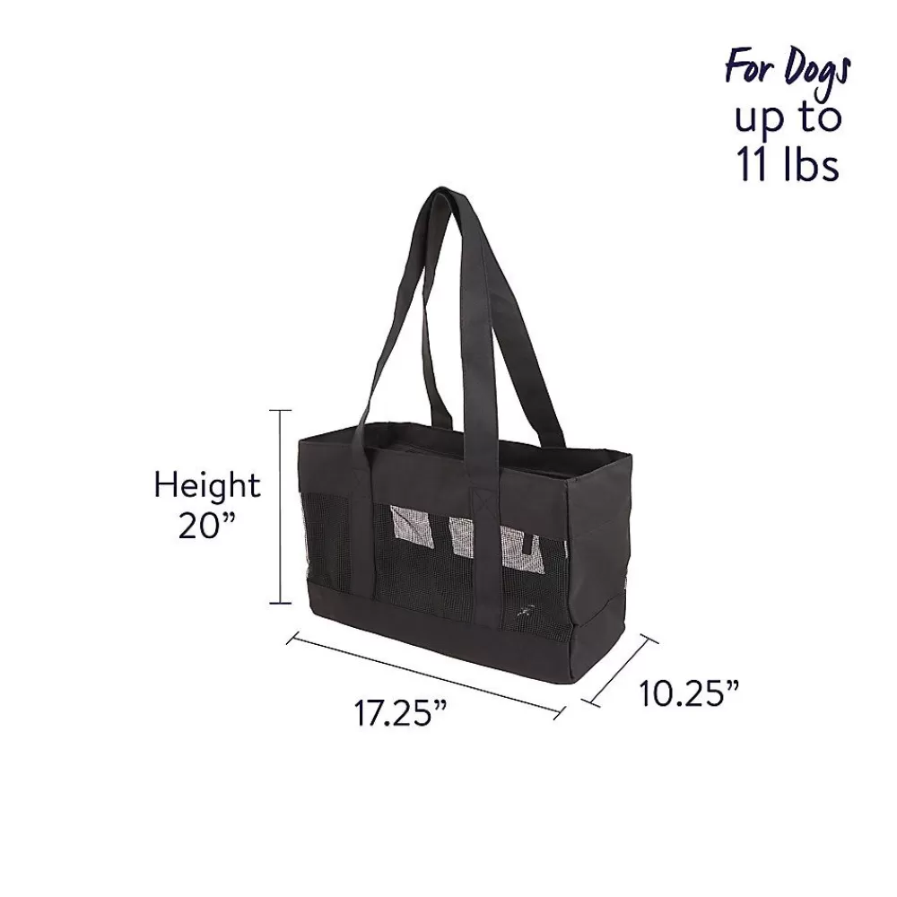 Day Trips<Top Paw ® Soft-Sided Pet Tote Carrier Black
