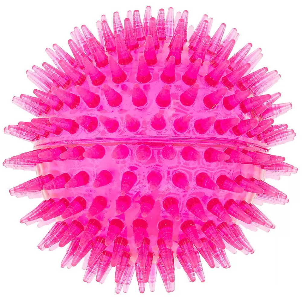 Toys<Top Paw ® Spiky Ball Dog Toy - Squeaker Pink