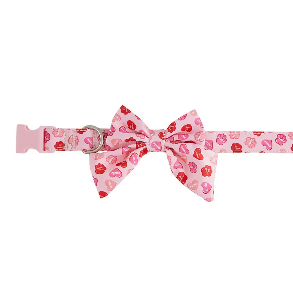 Collars, Harnesses & Leashes<Top Paw ® Valentine'S Day Pink Heart Candy Dog Collar