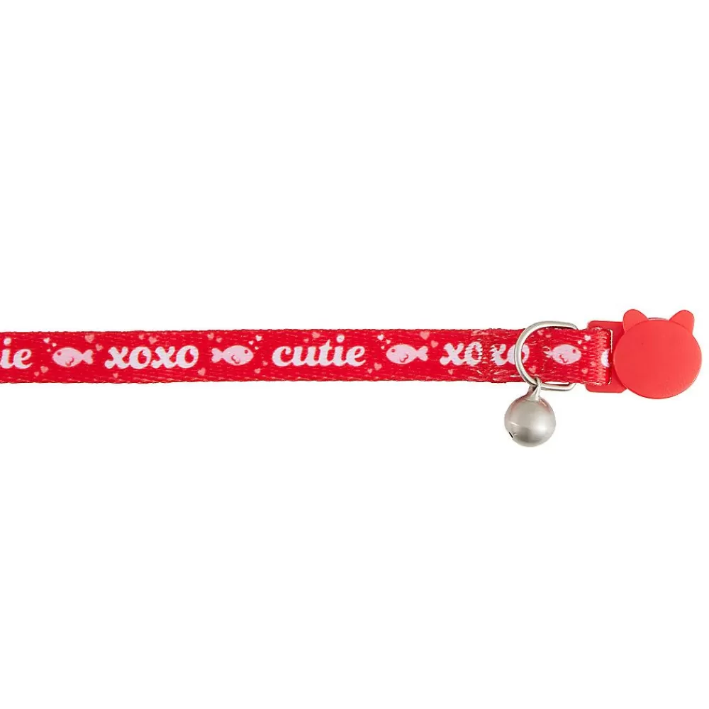 Collars, Harnessess & Leashes<Whisker City Top Paw® Valentine'S Day Purrfect Catch Kitten Collar