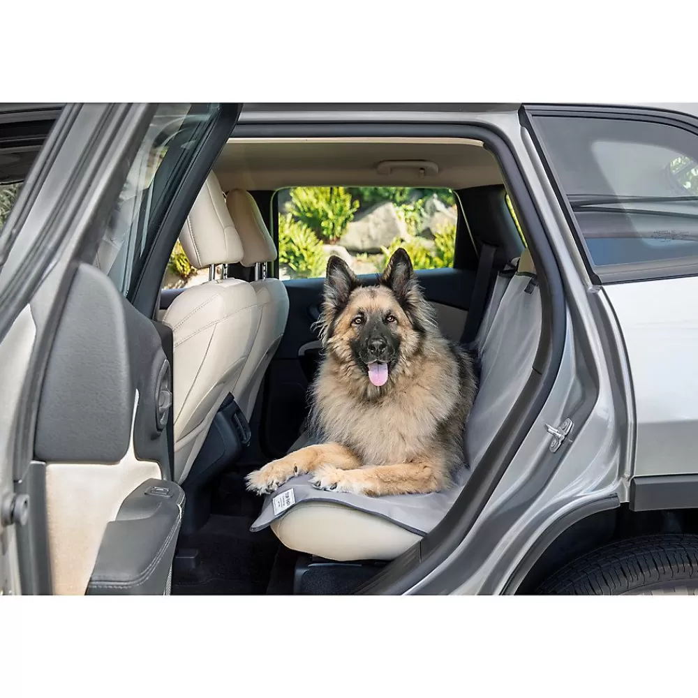 Car Rides<Top Paw ® Waterproof Canvas Rear Bench Seat Cover, Gray