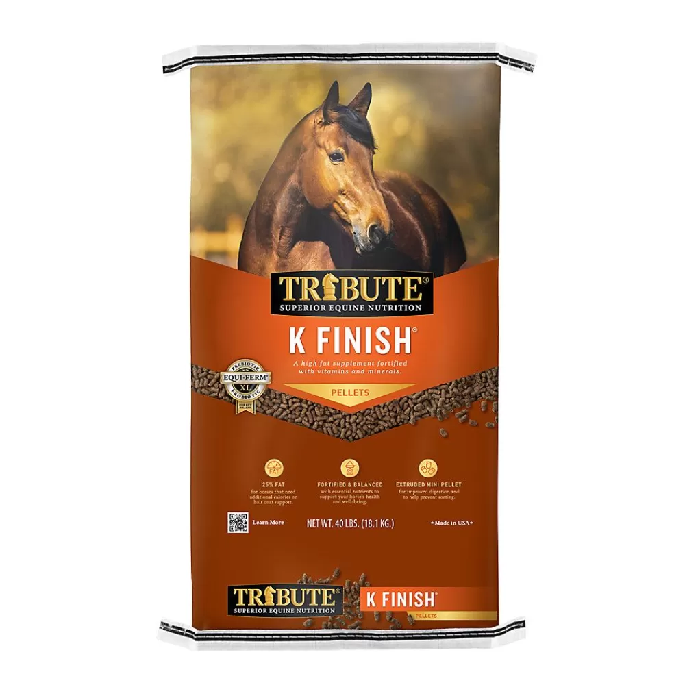 Feed<Tribute Equine Nutrition® K Finish® Fat Supplement