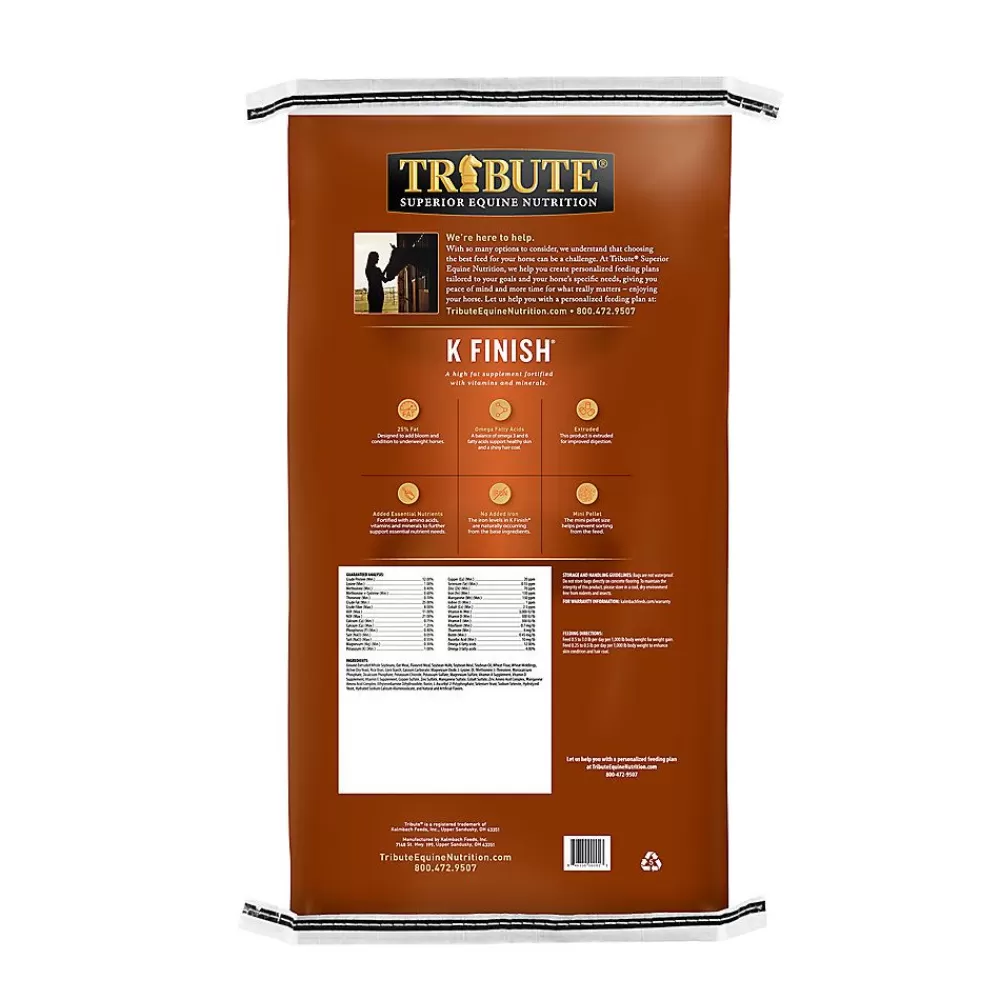 Feed<Tribute Equine Nutrition® K Finish® Fat Supplement