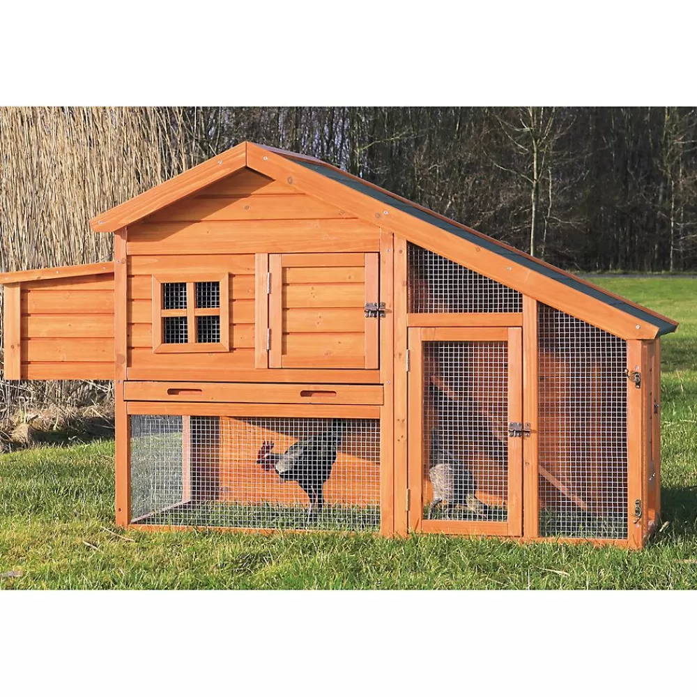 Hutches & Pens<Trixie Chicken Coop With A View Brown