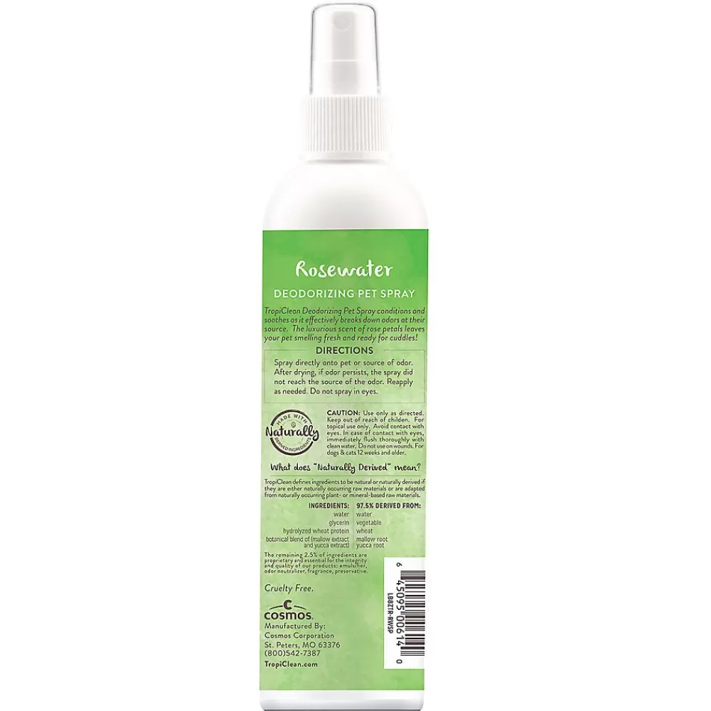 Grooming Supplies<TropiClean ® Rosewater Deodorizing Spray