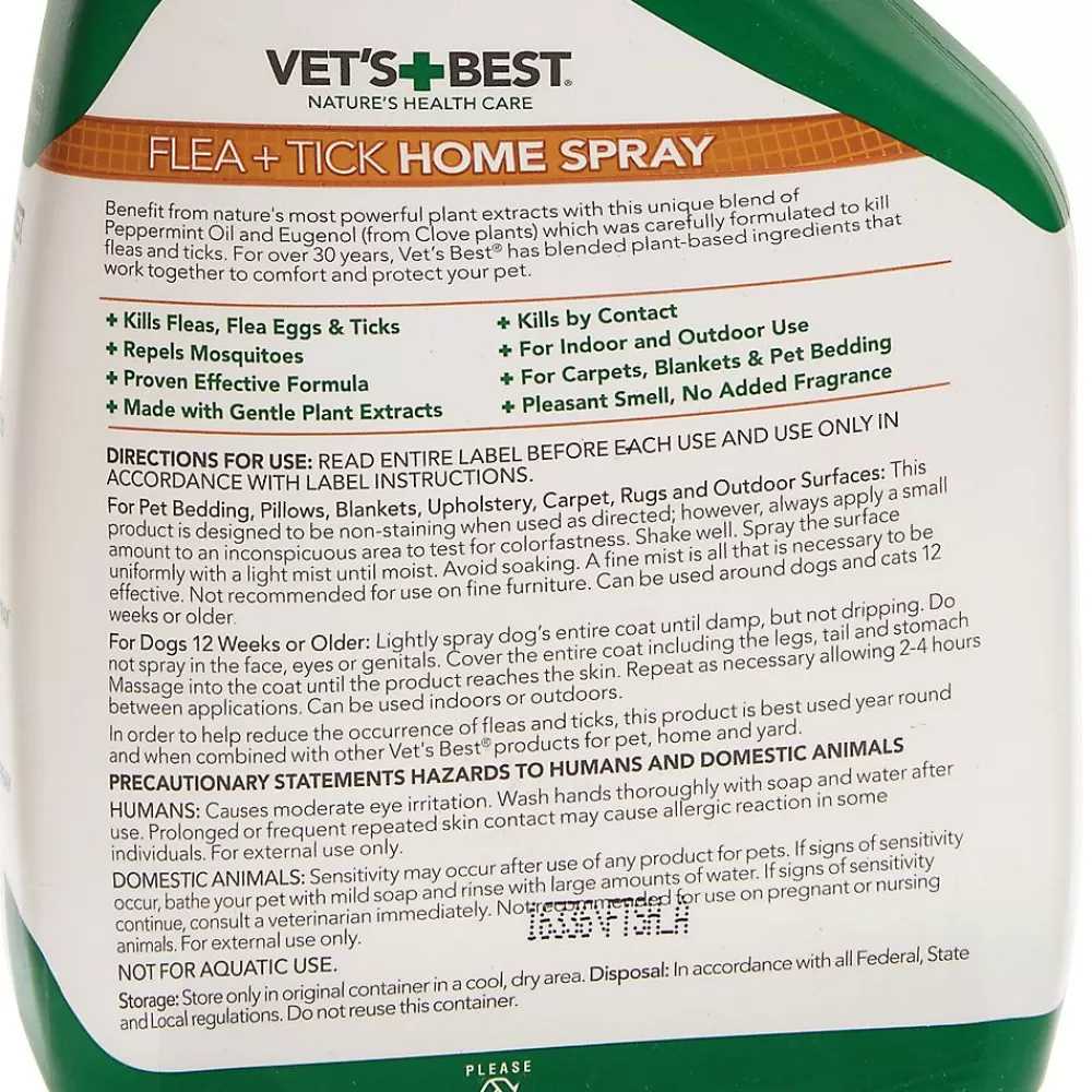 Flea & Tick<Vet's Best ® Flea + Tick Home Spray