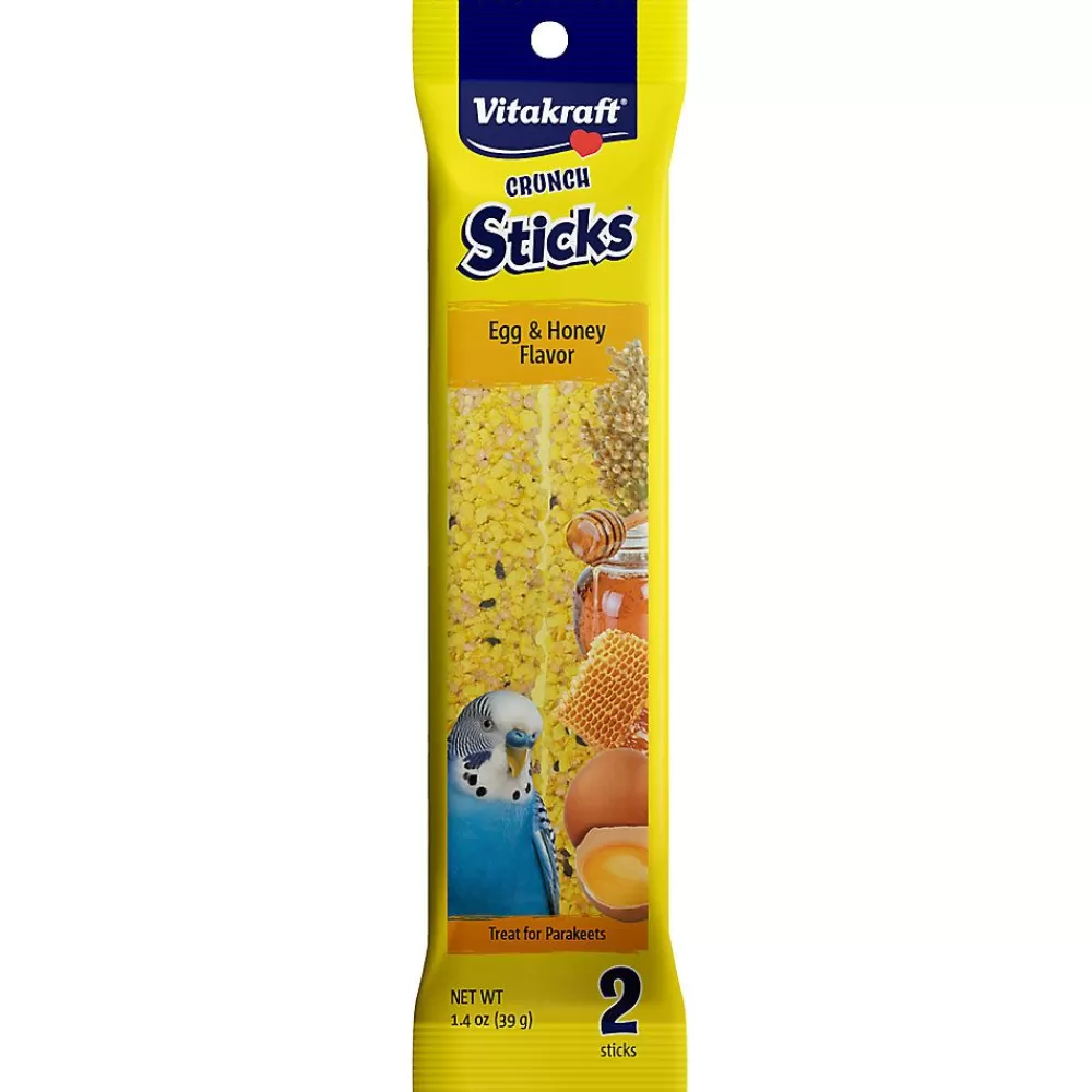Treats<Vitakraft ® Crunch Sticks Egg & Honey Parakeet Treat
