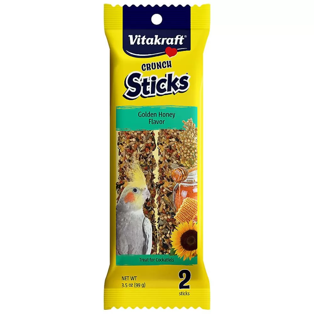 Treats<Vitakraft ® Crunch Sticks Golden Honey Cockatiel Treat
