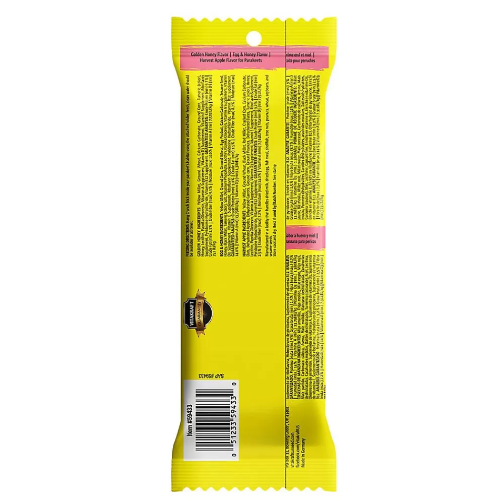 Lovebird<Vitakraft ® Crunch Sticks Honey, Egg & Fruit Parakeet Treat