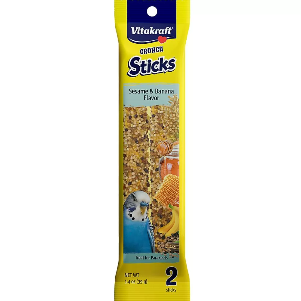 Lovebird<Vitakraft ® Crunch Sticks Sesame & Banana Parakeet Treat