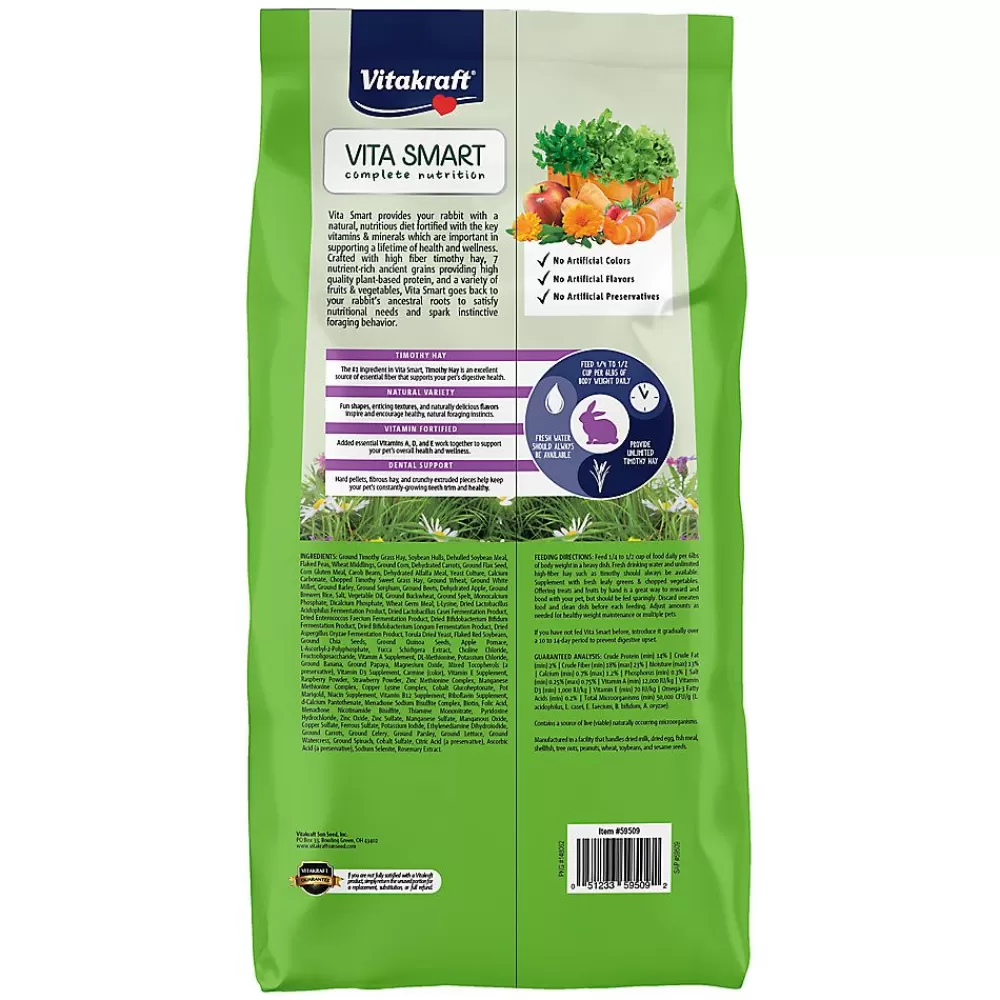 Food<Vitakraft ® Vita Smart Complete Nutrition Natural Forage Blend Adult Rabbit Food