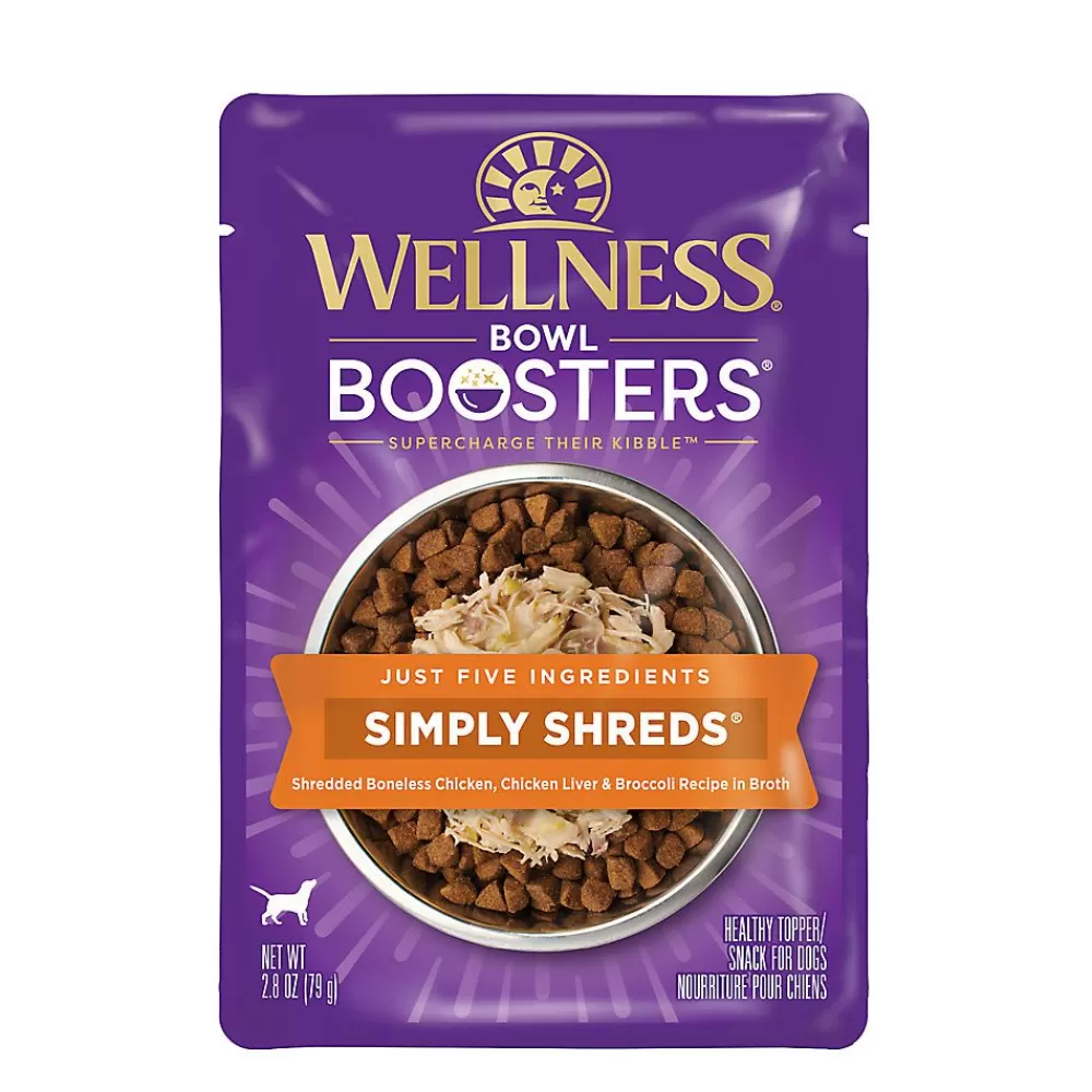 Food Toppers<Wellness ® Bowl Boosters Simply Shreds All Life Stage Dog Food Topper - Grain Free, Chicken & Liver