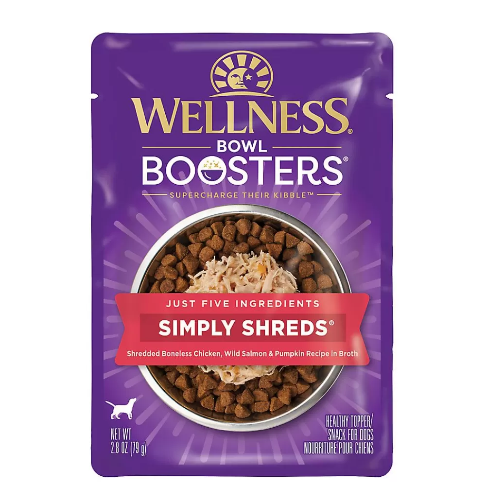 Food Toppers<Wellness ® Bowl Boosters Simply Shreds All Life Stage Dog Food Topper - Grain Free, Chicken & Salmon