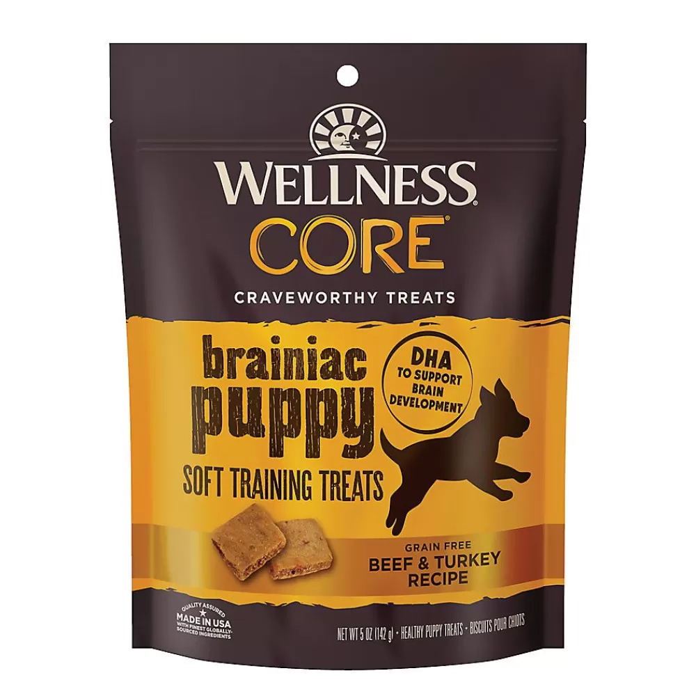 Puppy Treats<Wellness Core Brainiac Puppy Soft Training Dog Treats - Beef & Turkey