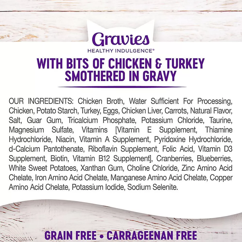 Food Toppers<Wellness ® Healthy Indulgence Gravies Adult Cat Food - Grain Free, Natural, Chicken & Turkey