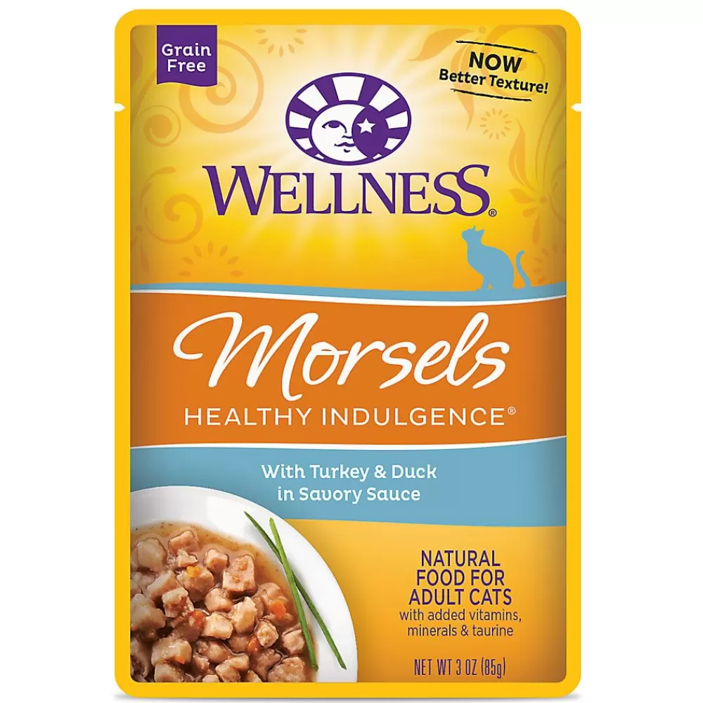 Food Toppers<Wellness ® Healthy Indulgence Morsels Adult Cat Food - Grain Free, Natural, Turkey & Duck
