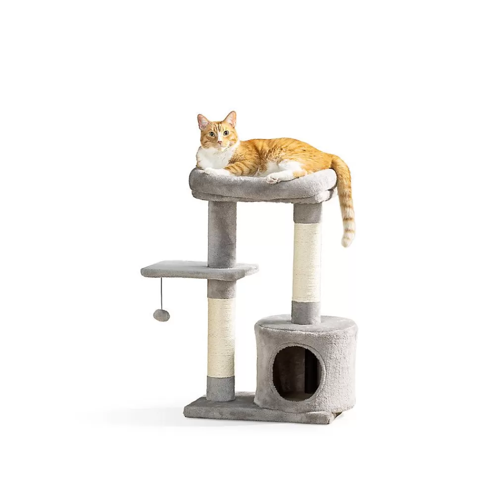 Beds & Furniture<Whisker City ® 29.5-In Laid-Back Lookout With Catnip Cat Tree